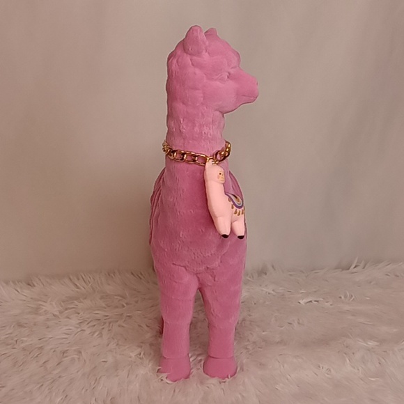 PINK LLAMA w/handmade necklace 🦙 - Picture 6 of 14
